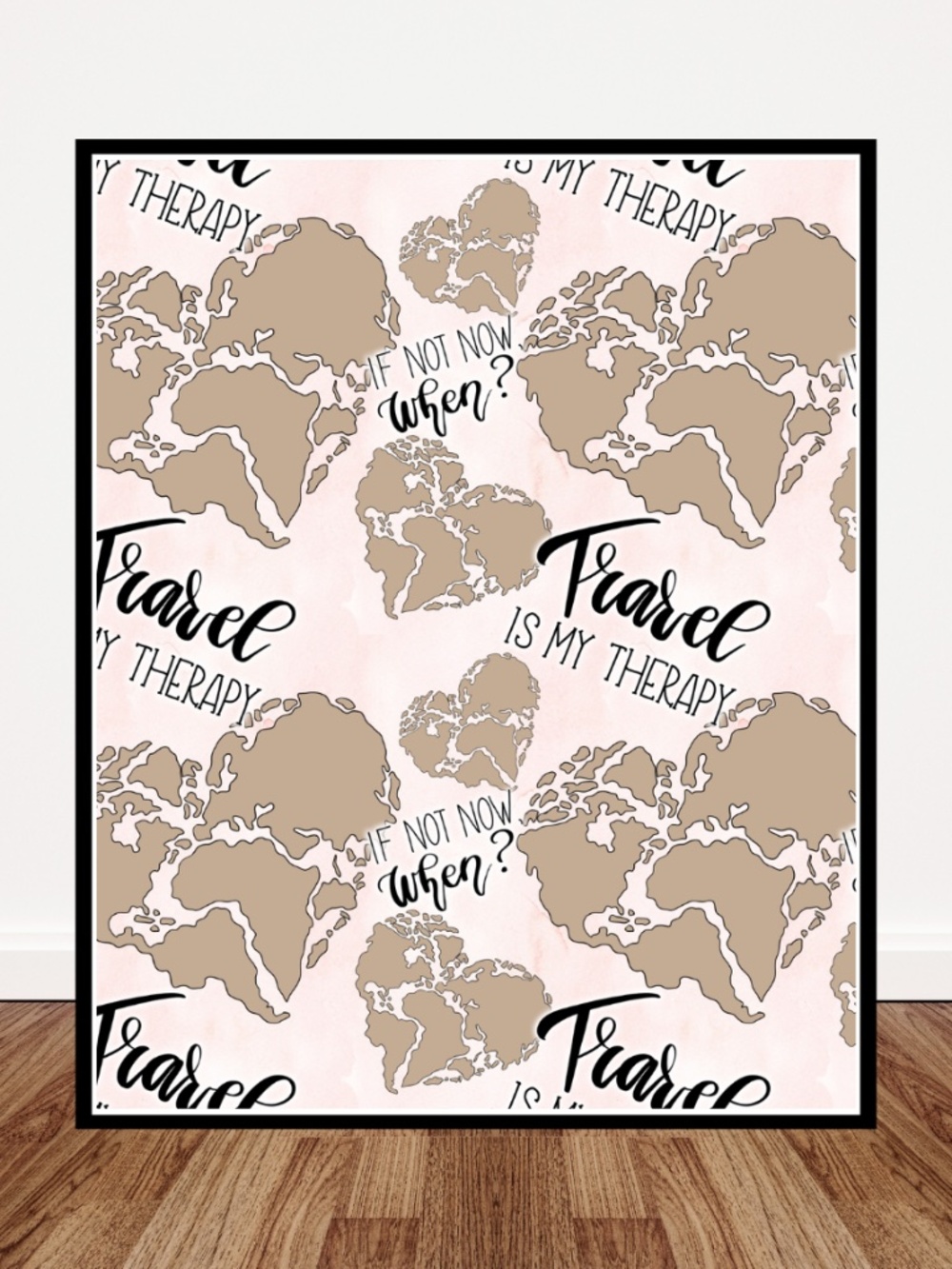 Travel Lover Art Print 8x10